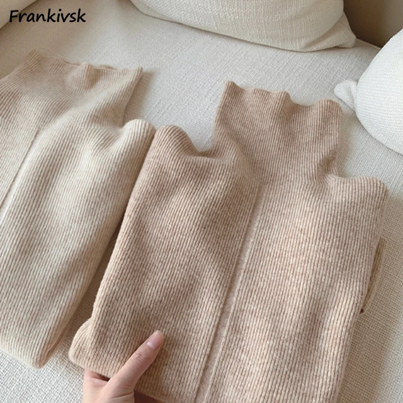 

Turtleneck Sweaters Women Sweet Pullover Simple All-match Japanese Style Full Sleeve Normcore Tender Slim Stretchy Fashion Ins