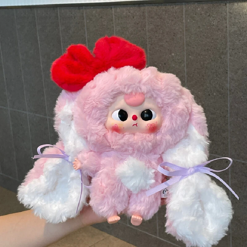 

Genuine New Baby Three Good Luck Bag Blind Box Cute Plush Doll Mystery Box Kwaii Bag Ornament Home Decoration Custom Gifts