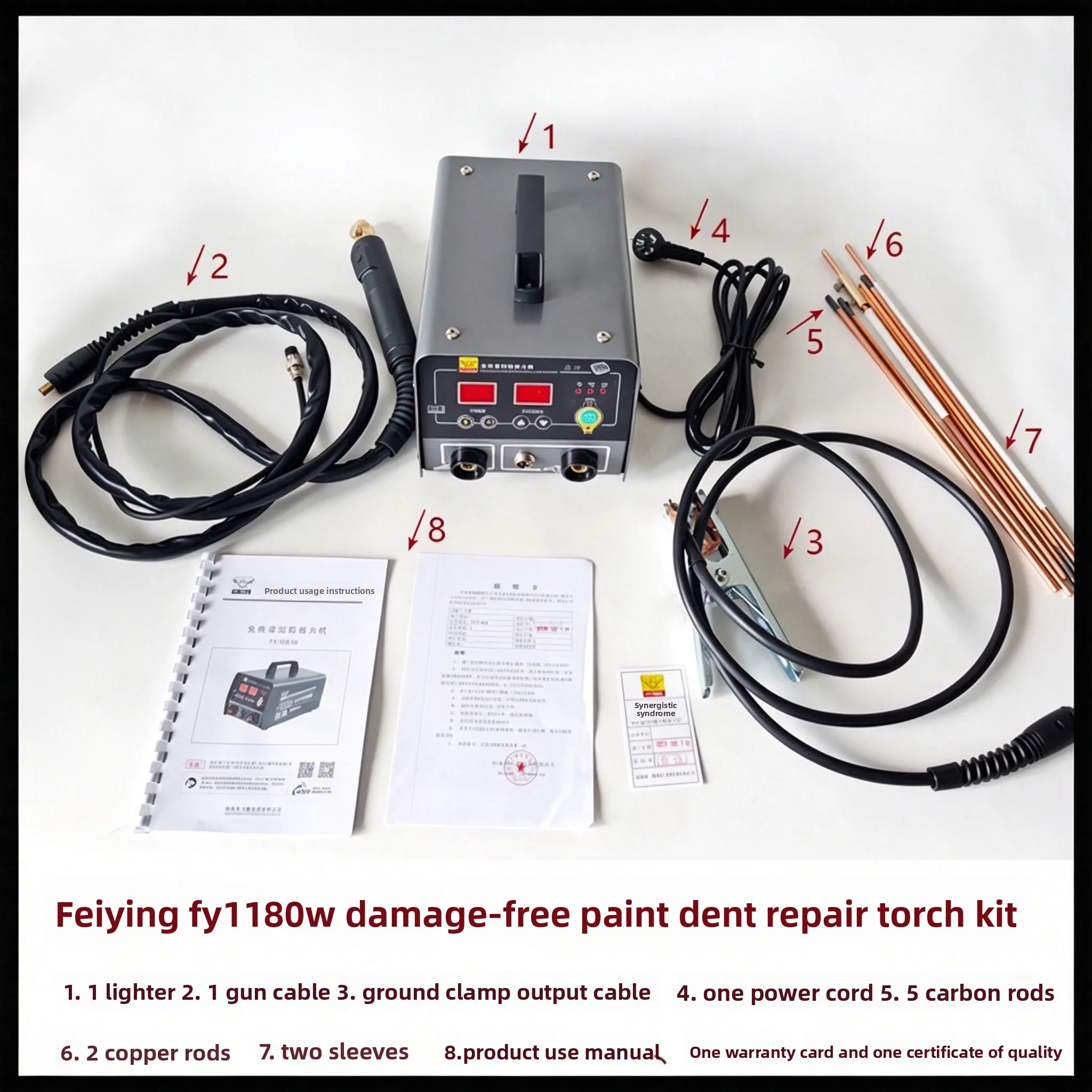 Car Dent Repair Tool High Power Induction Heater for Iron Aluminum Dual Use Body Sheet Metal Shaping Machine for Dent Removal