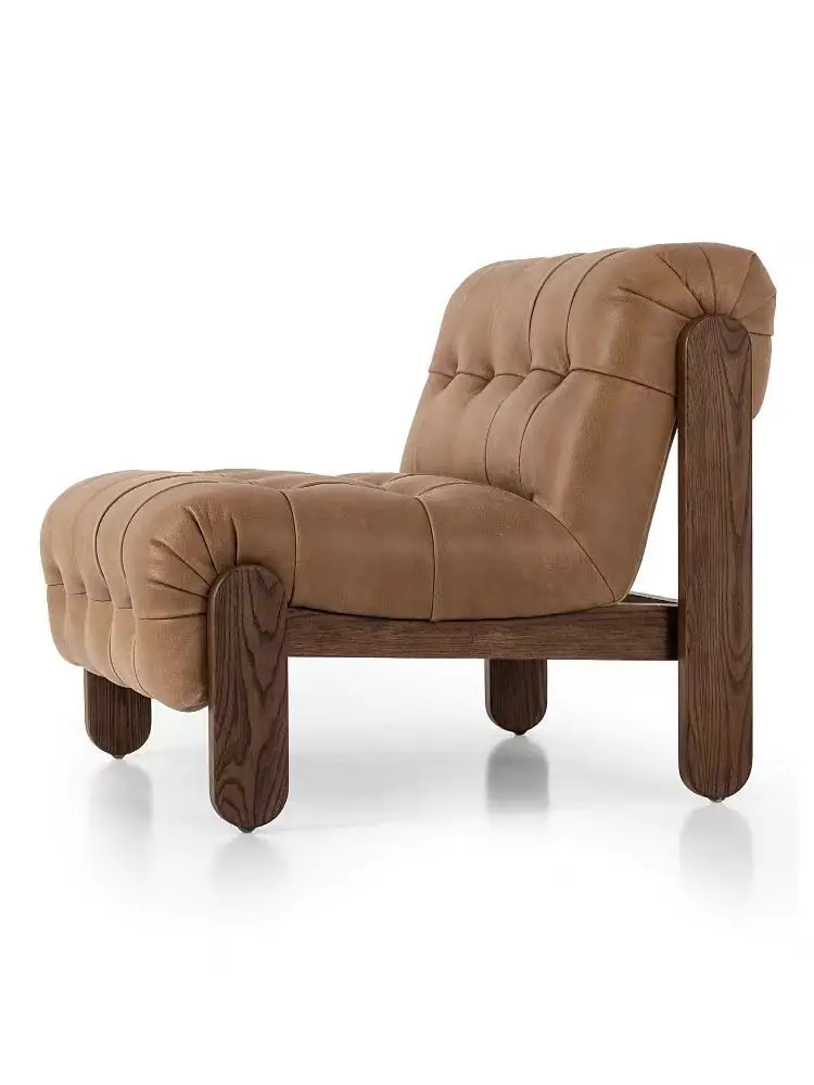 Светлый роскошный диван-кресло из цельного дерева в средневековом стиле, отель, проживание в семье, кафе, кресло для отдыха, ваби, ветер, гостиная, одиночный стул