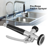 Pull Down Faucet Swivel Sink Tap Pre Rinse Spout Spray Head Kitchen