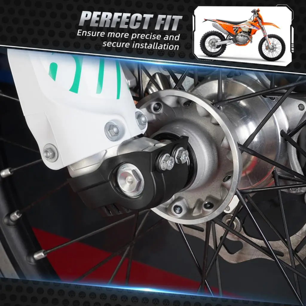 NICECNC لـ Husqvarna TE 300i TE 250i FE 450 2016-2022 واقي أحذية سفلي للشوكة وواقي ربط لـ GasGas EC 300 EC 250 2021-2022 #6