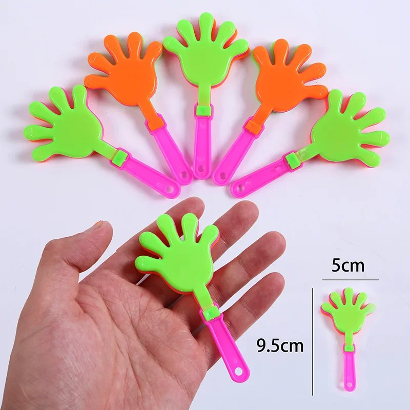 15/30Pc Colorful Mini Hand Clapper Cheering Props Clap Your Hands Toys for Kids Birthday Party Favors Baby Shower Pinata Fillers