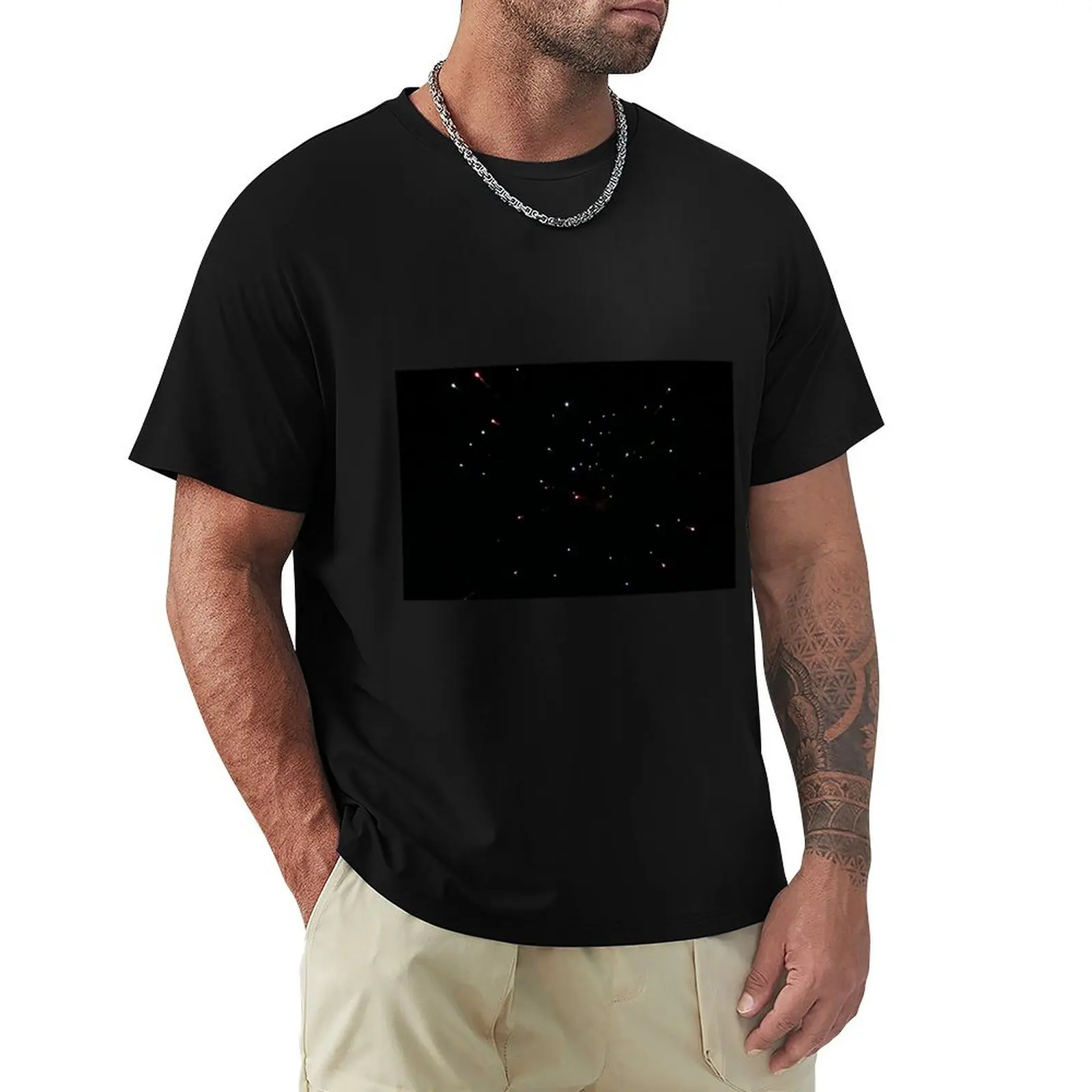 Firework moments after exploding T-Shirt t shirt for man 100 percent cotton T-Shirt