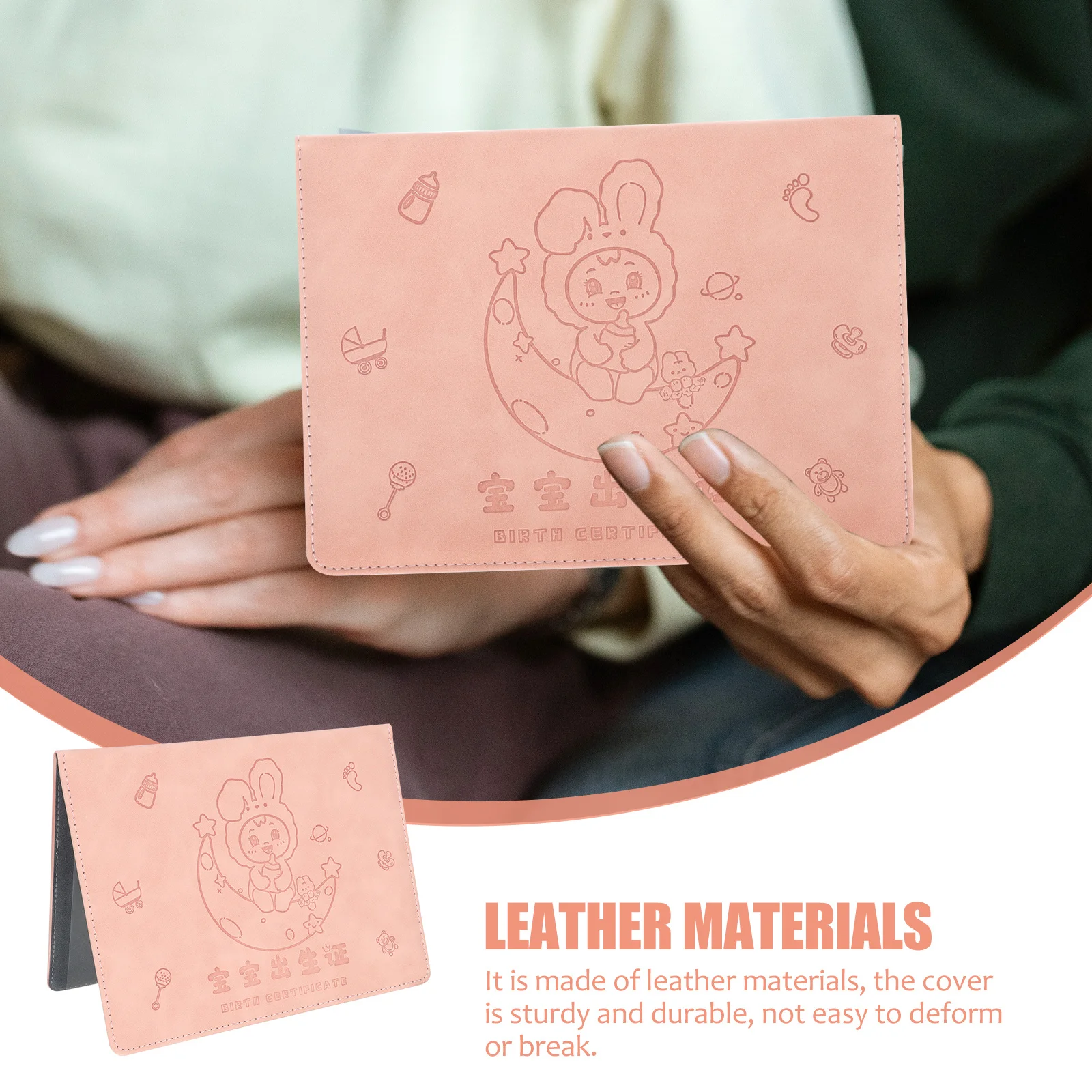 Birth Certificate Cover Case For Certificate Protection Holder Organizer Portable File Folder