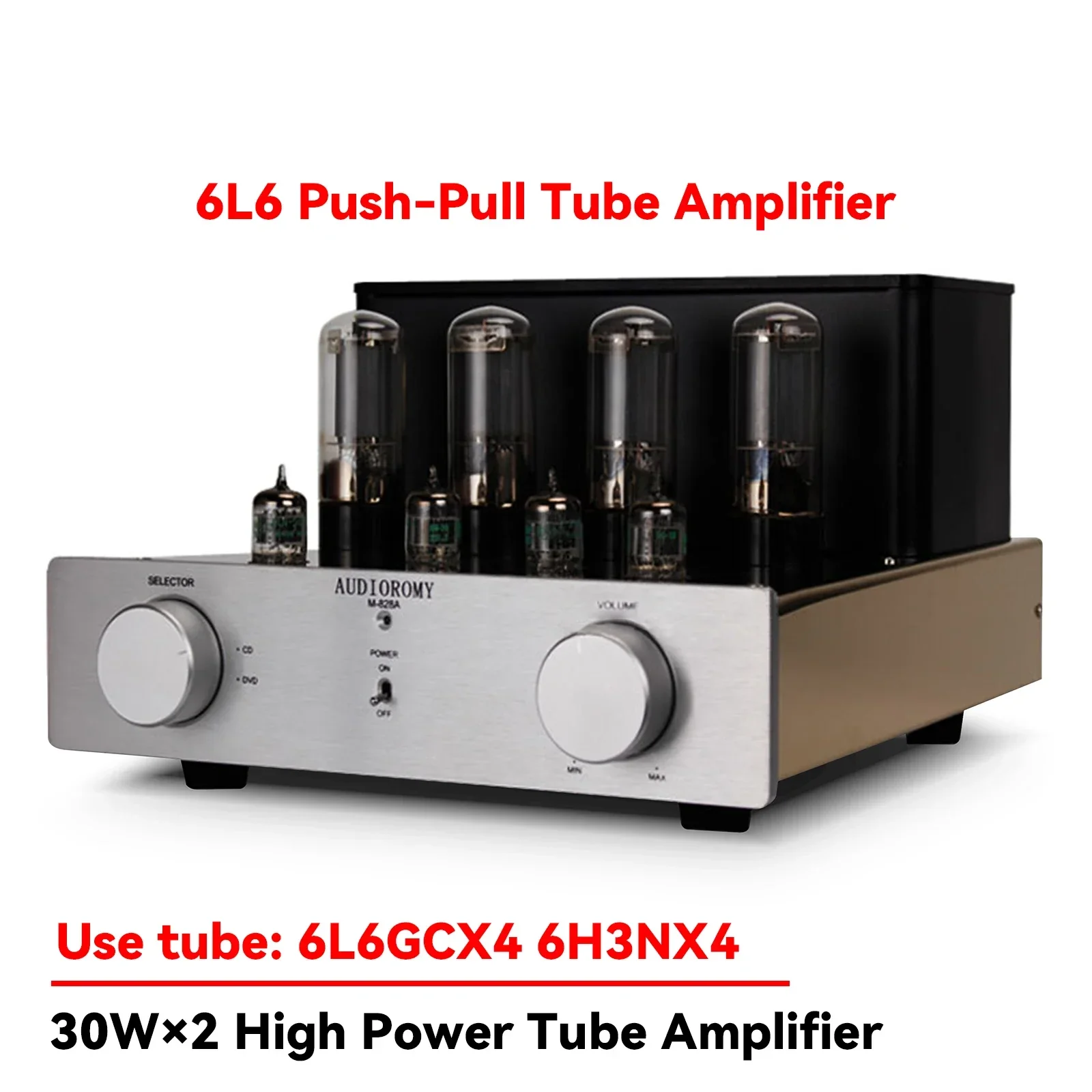 SUQIYA 6L6 Push-pull Tube Amplifier High Power Tube Amplifier 30W×2 Home Audiophile Imported Components