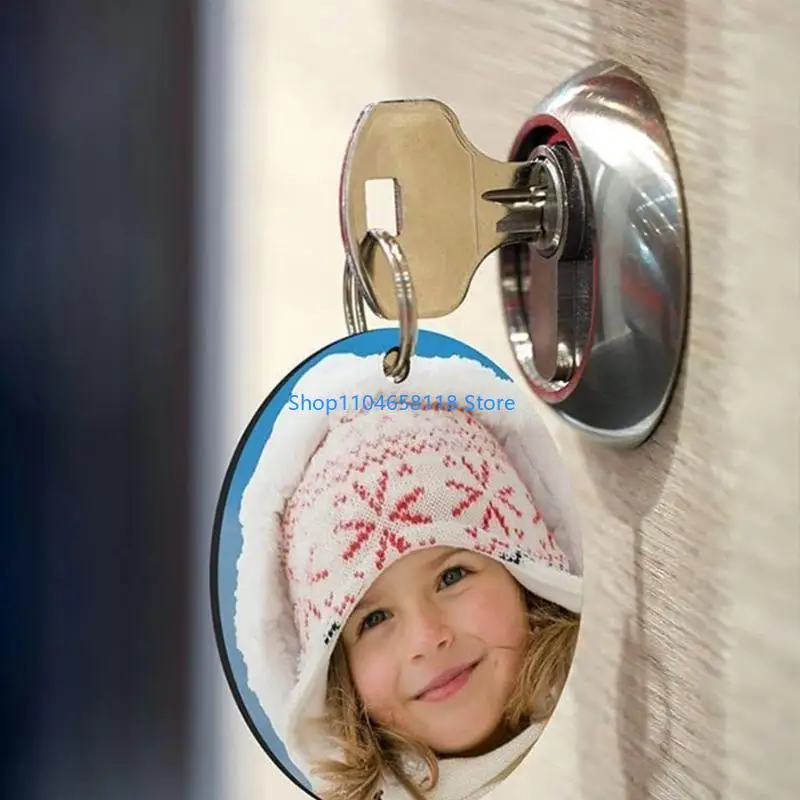 

30x Round Blank Sublimation Ornaments for Christmas Tree-Decor DIY Handmade