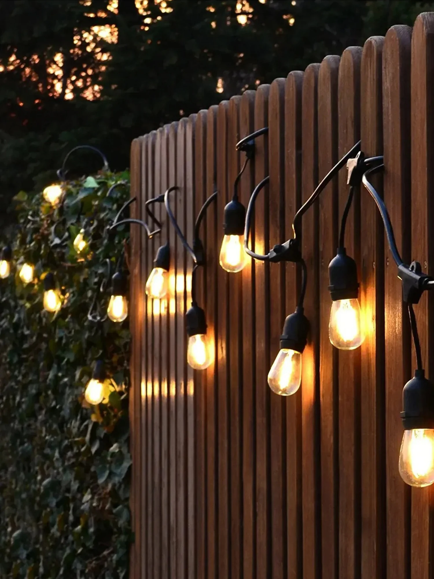 E27 LED S14 Vintage Edison ampoules 3-5V 24V 110V 220V incassable étanche 2700K blanc chaud extérieur chaîne ampoules