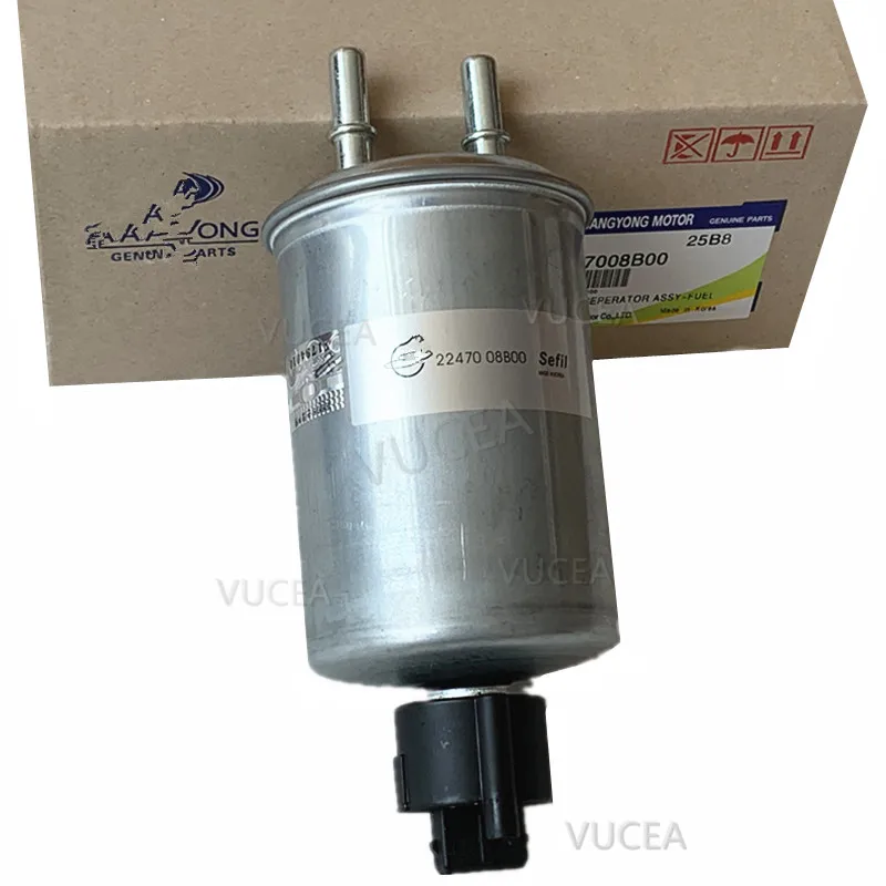 Separador de agua y filtro de combustible para Ssangyong Rexton Kyron OEM 2247008B00, Envío Gratis, genuino, 2247008B00