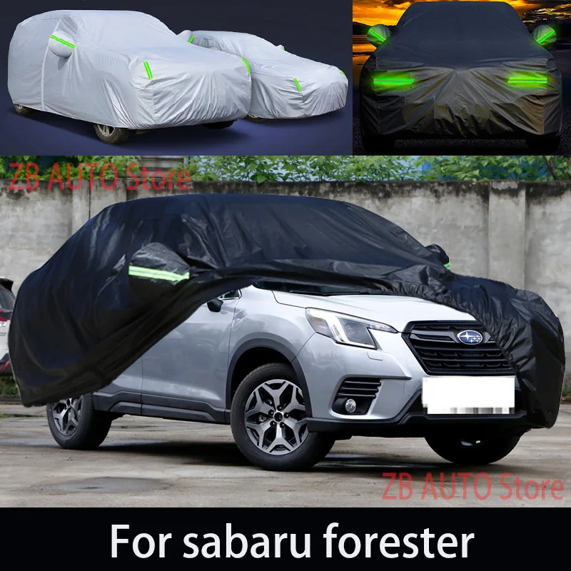 

For sabaru forester Outdoor Protection Full Car Covers Snow Cover Sunshade Waterproof Dustproof Exterior Car accessories