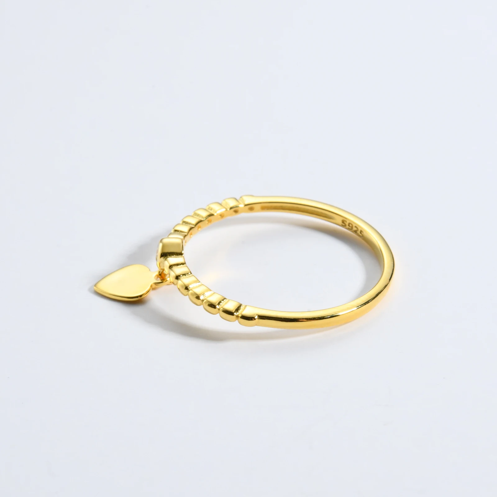 VEWANT New 925 Sterling Silver Drop Valentiens Simple Ring Love Fine Jewelry For Women 2023 Winter