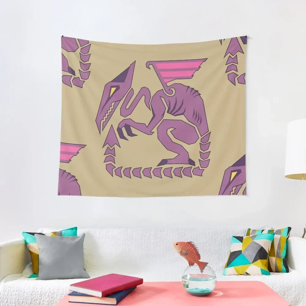 

Metroid Hunter Series: Ridley Tapestry Aesthetic Room Decoration Carpet Wall Decoration Aesthetic Tapestry