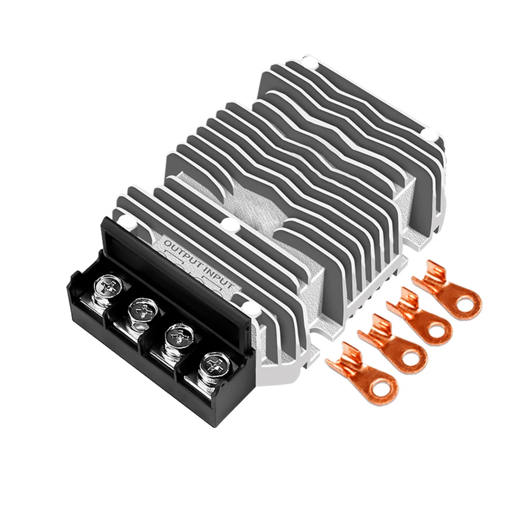 

1set 24V To 12V 60A/50A Converter 720W 600W Step Down Regulator Voltage Transformer WG-24S1260M / WG-24S1250M + 4pcs Terminal