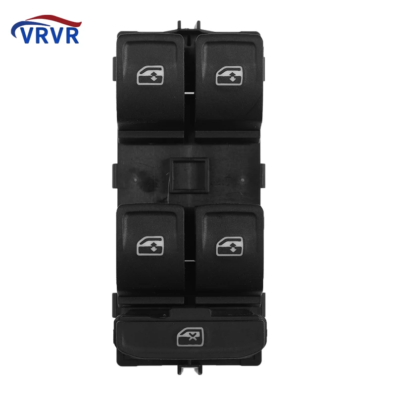 VRVR 5G0959857D 5G095985C 8 Pins Left Master Power Window Switch For VW Arteon Atlas Passat B8 Taos Tiguan Touran