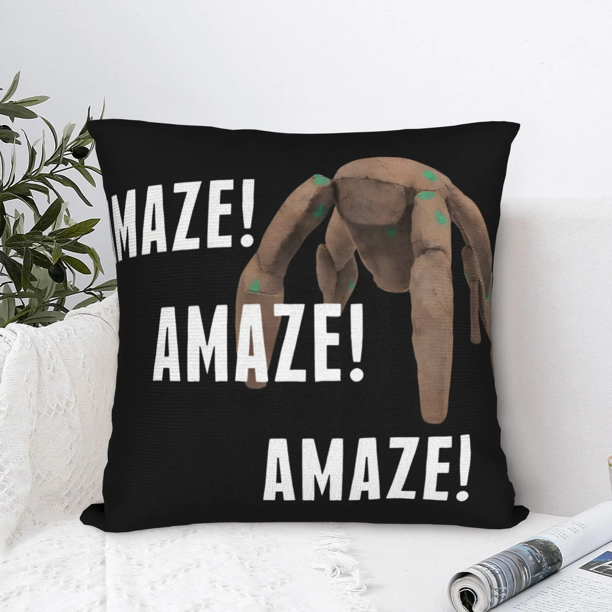 Amaze Amaze! Amaze Project Hail Mary Pillow Cover  Comfy Cushion Cover Morden Pillow Case For Sofa Home Decoration