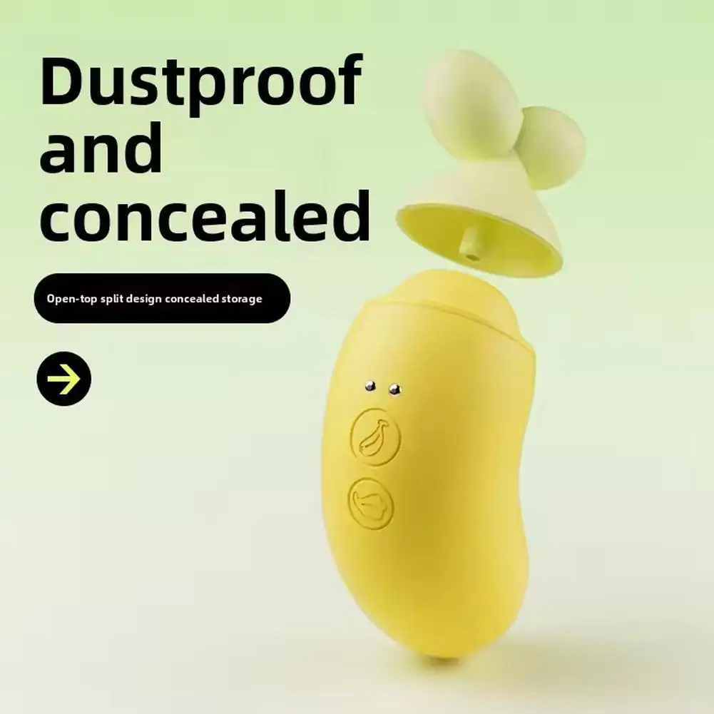 أصفر GALAKU Little Banana Friend AI أنثى مصاصة القفز مصاصة البيض حبوب العسل