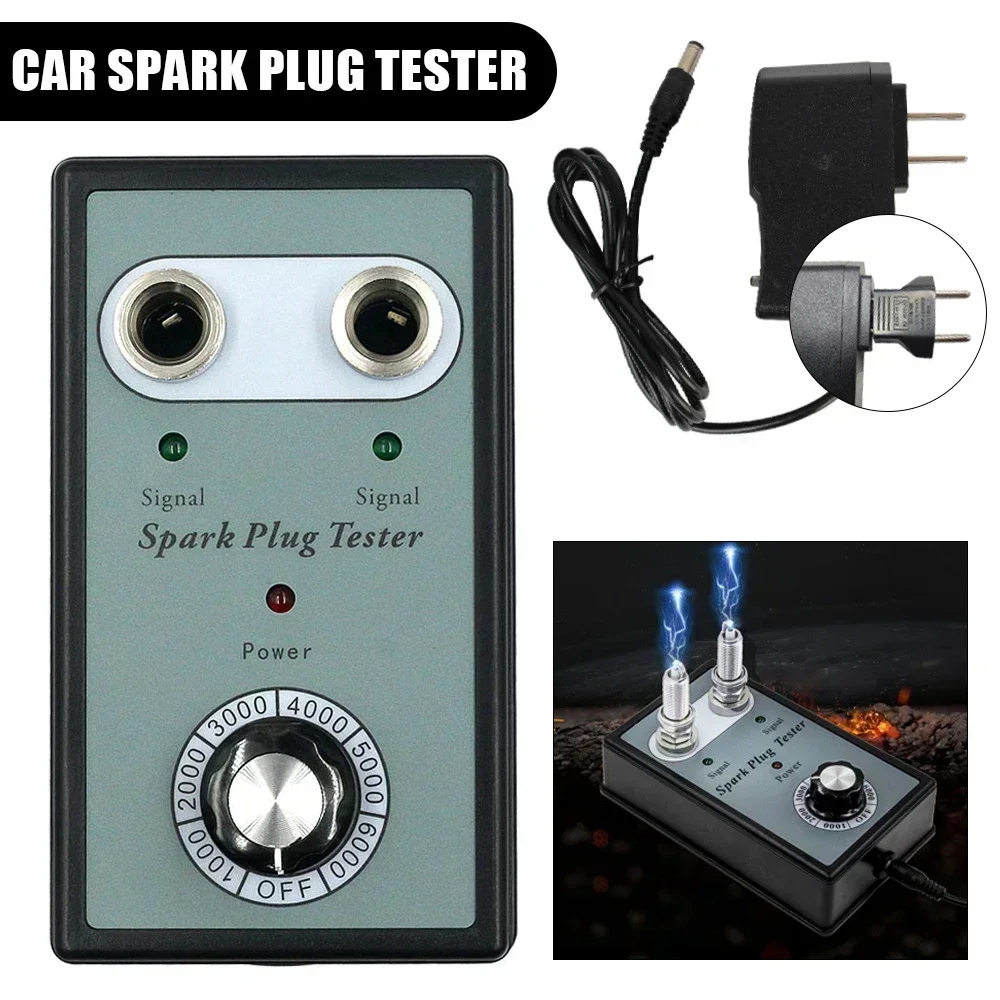 Tester Hole Analyzer Checker Plug Spark Sparkdetector Tool Detector Dual Plug Plug Lgnition Spark Tester Car Car Coil Diagnostic