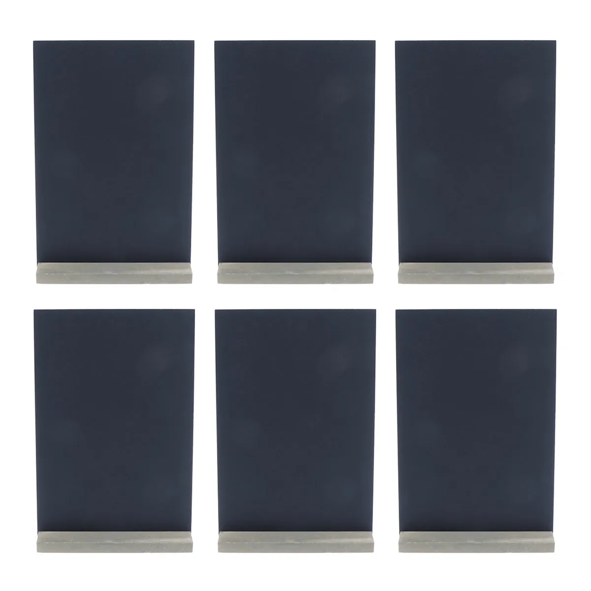 6Pcs Wooden Message Blackboard Double-Sided Portable Writing Board Decorative Chalkboard for Home Kitchen Bar Coffee Shop Sign