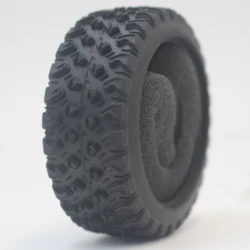 4pcs RC Model Car 1/10 Rubber Tires Tyre Rally Tire fits for 1:10 Touring Car 1/10 Tire 21104