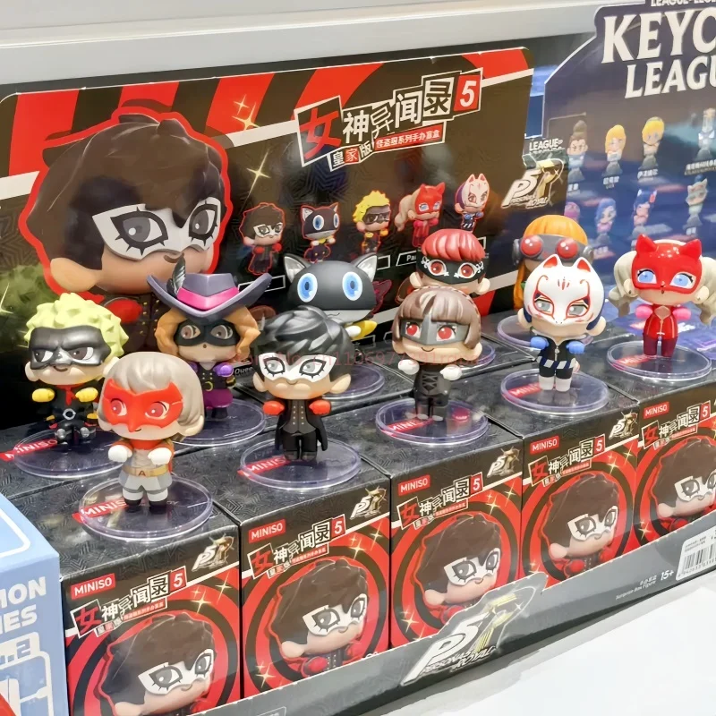 Nueva Caja Sorpresa de la Serie de Disfraces del Ladrón Fantasma de Persona 5r Royal Edition, Figura de Anime Adorable, Adorno de Escritorio, Decoración Sorpresa
