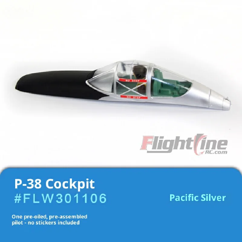  Freewing Flightline 1600mm P-38 Aircraft Accessories Left And Right Fuselage Cockpit Groups Main Wings Flat Tail Propellers