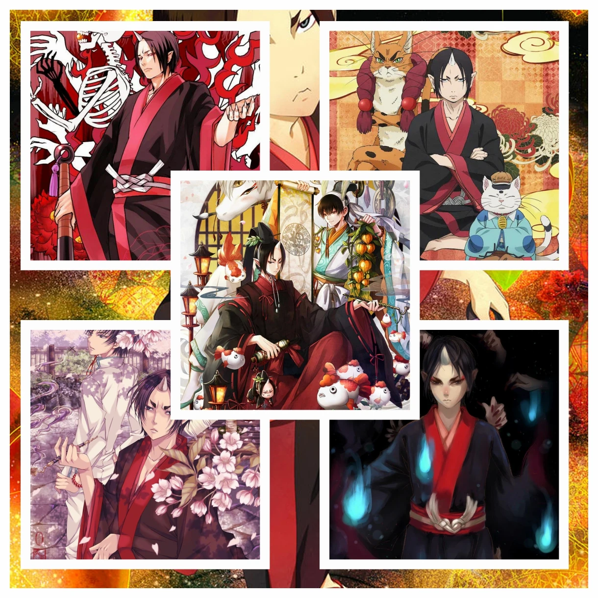 

5D Hoozuki-No-Reitetsu алмазная живопись стразы японский мультфильм набор для вышивки крестом вышивка картина мозаика ремесло домашний декор