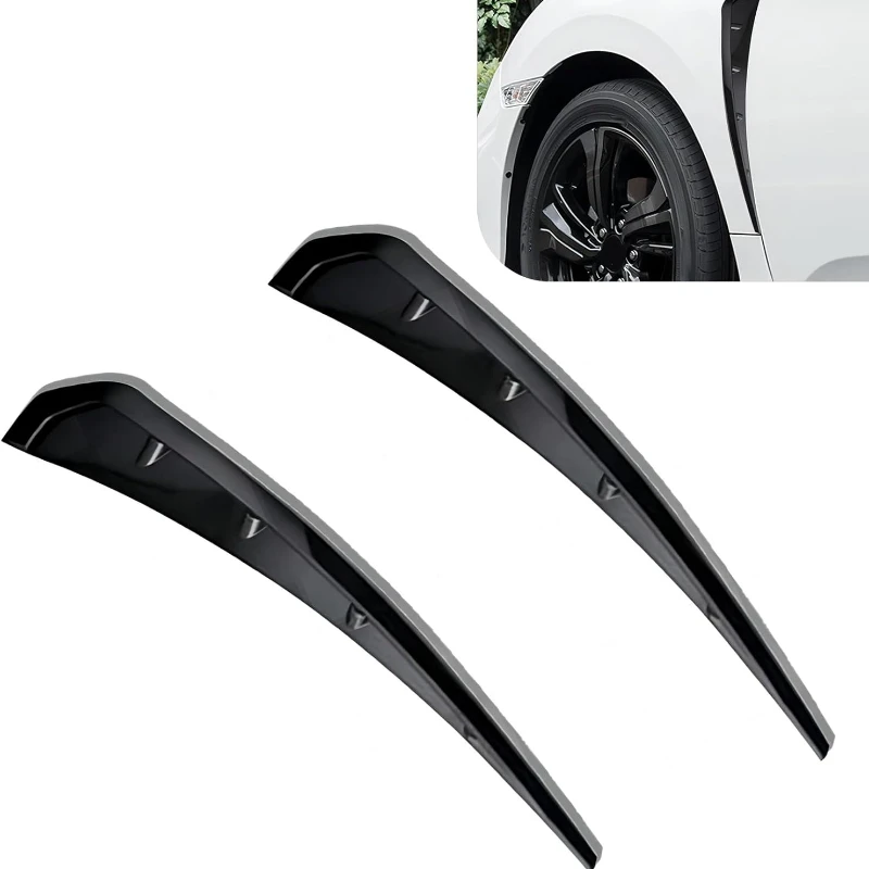

Universal Car Shark Gills & Fake Air Vent Decoration – Hood & Fender Sticker for Car Body Modification & Styling​​