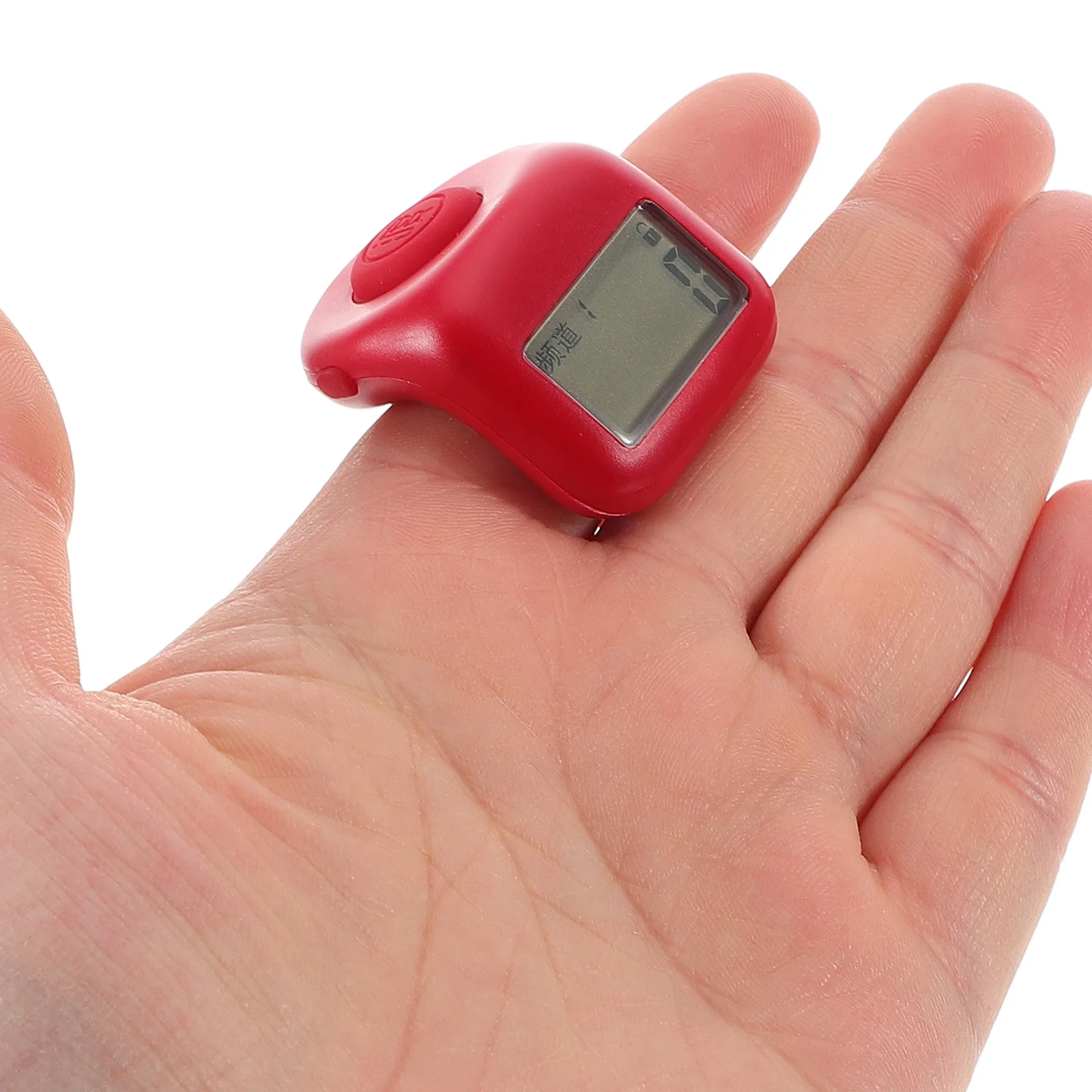 1 Juego de 1 contador electrónico de mano, Clicker de número de anillo, pantalla Digital que brilla en la oscuridad, conteo Universal portátil