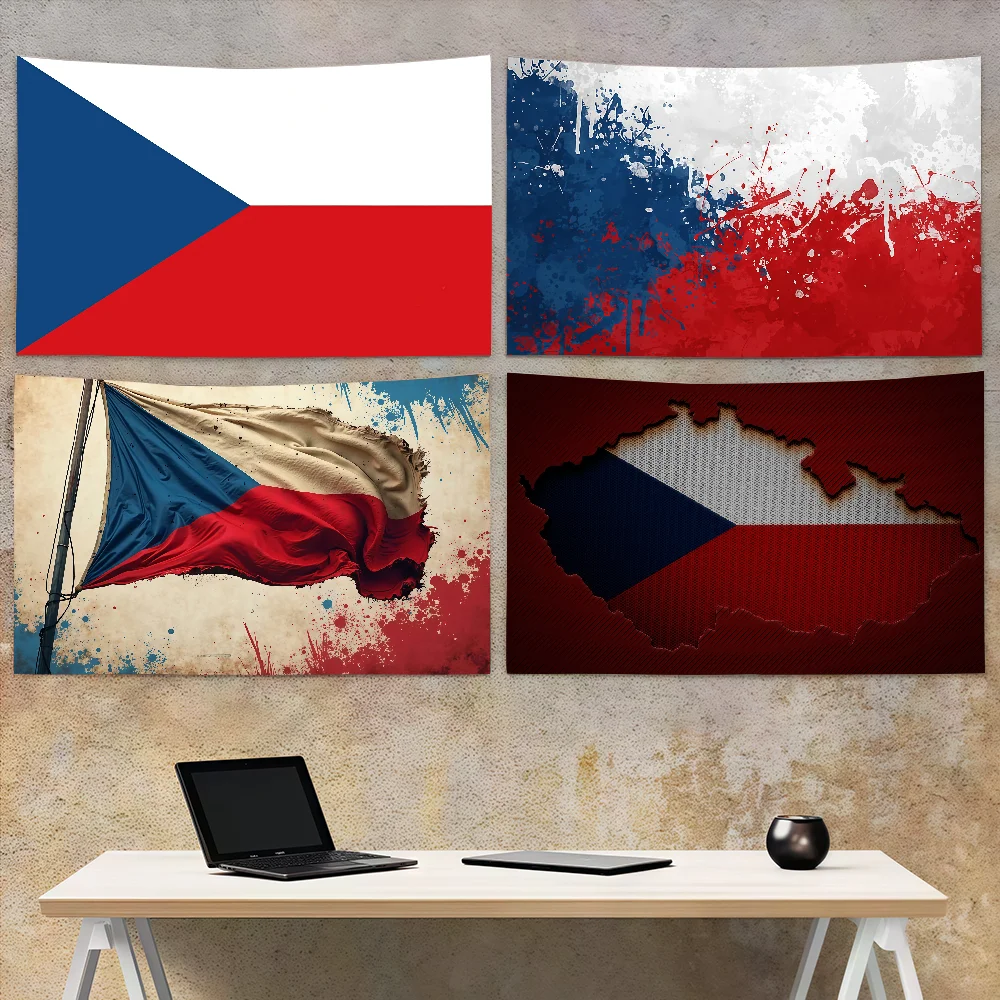 CZ CZE CZECH Flag flag Decoration Art Picnic Party Home Hanging Camping Outdoor Party Banner