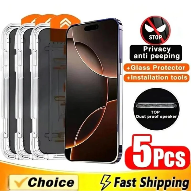 Privacy Anti-Peep Tempered Glass Film for Honor 50 200 Lite 90 400 Smart 500 300 70 Pro Plus Dust Free Install Screen Protector