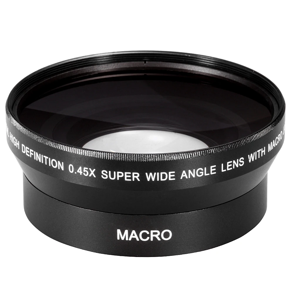 

62mm 0.43X Wide Angle Macro Conversion Lens for sony HDR-XR520 VHDR-CX7 HDR-SR5 nikon canon pentax olympus DSLR camera