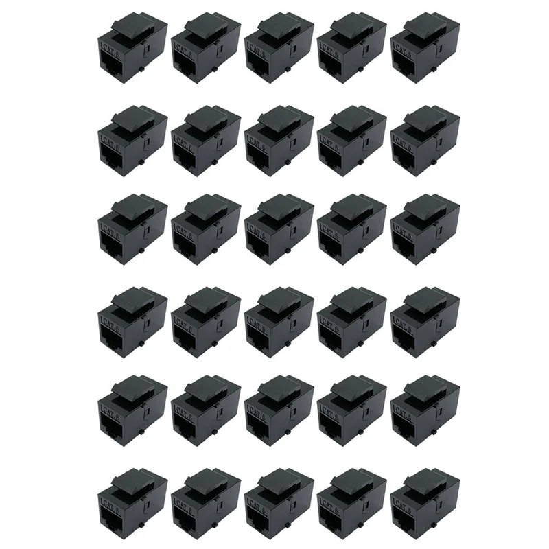 

TTKK-RJ45 Cat6 Keystone Coupler UTP Keystone Inline Coupler «мама-мама» Cat6 Keystone Jack Cat6 Разъем 30 шт.