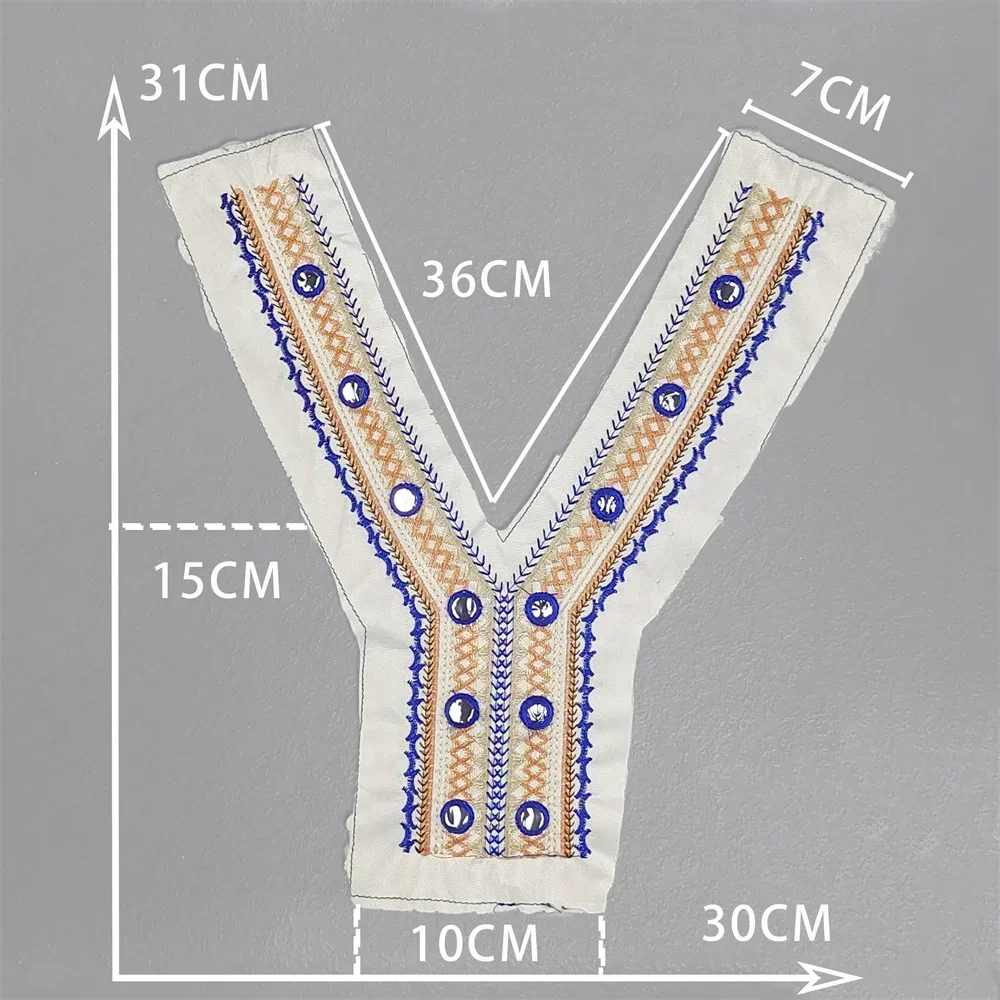 Fashion High Quality Lace Collar Ethnic Style Multi-color Style DIY Sewing Costume Clothing Accessories Decoration