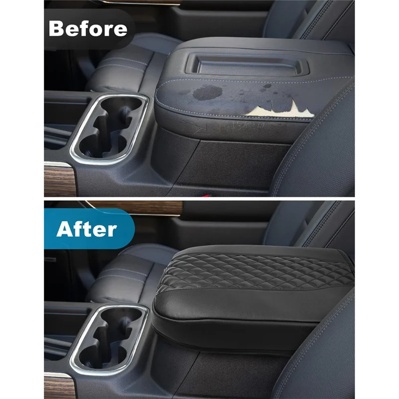 

Armrest Cover Center Console For Chevy Silverado GMC Sierra 1500 2019-2025 Tahoe Suburban Yukon 2021-2025,Bucket Seat