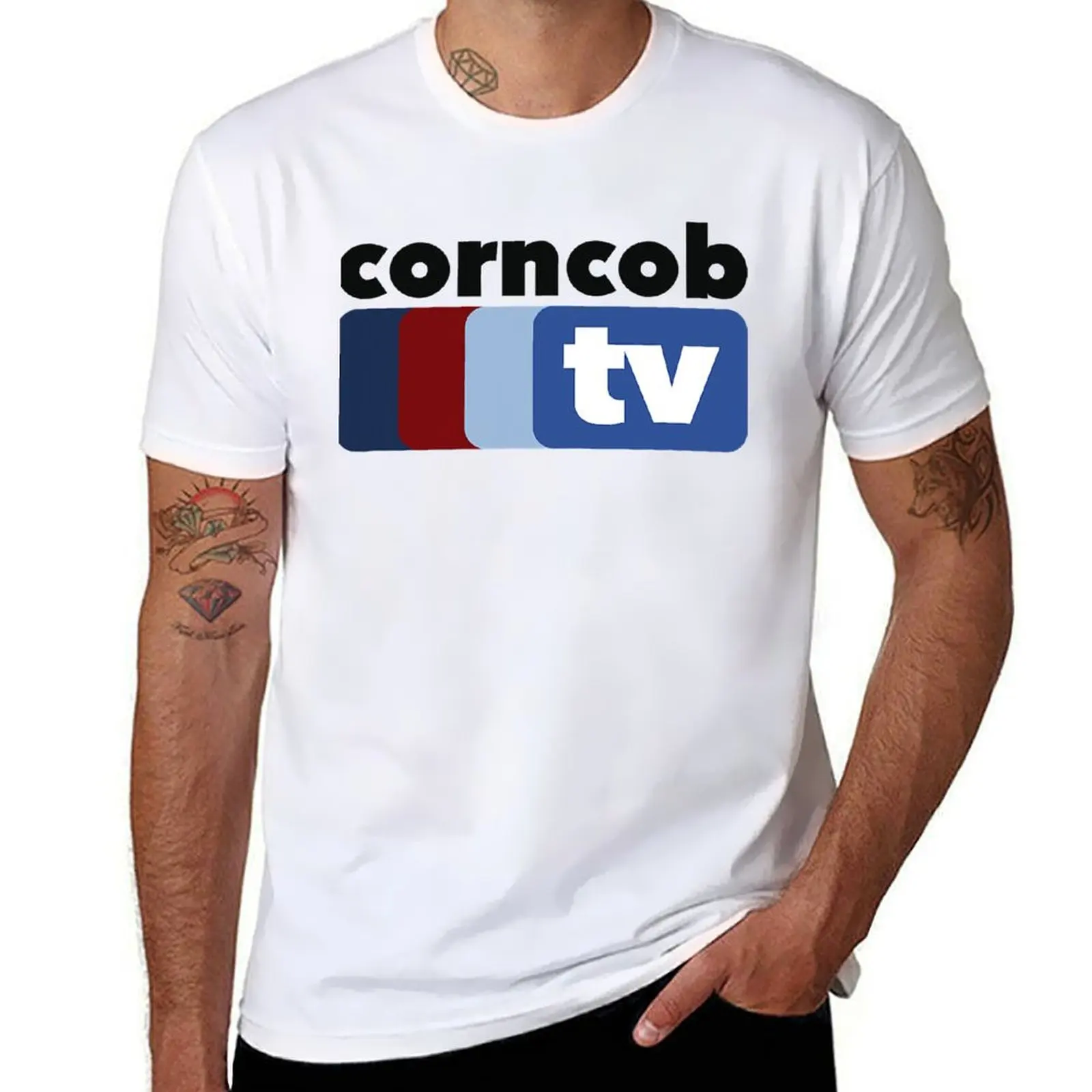 

Corncob TV T-Shirt man t shirts cotton funny t shirts man T-Shirt