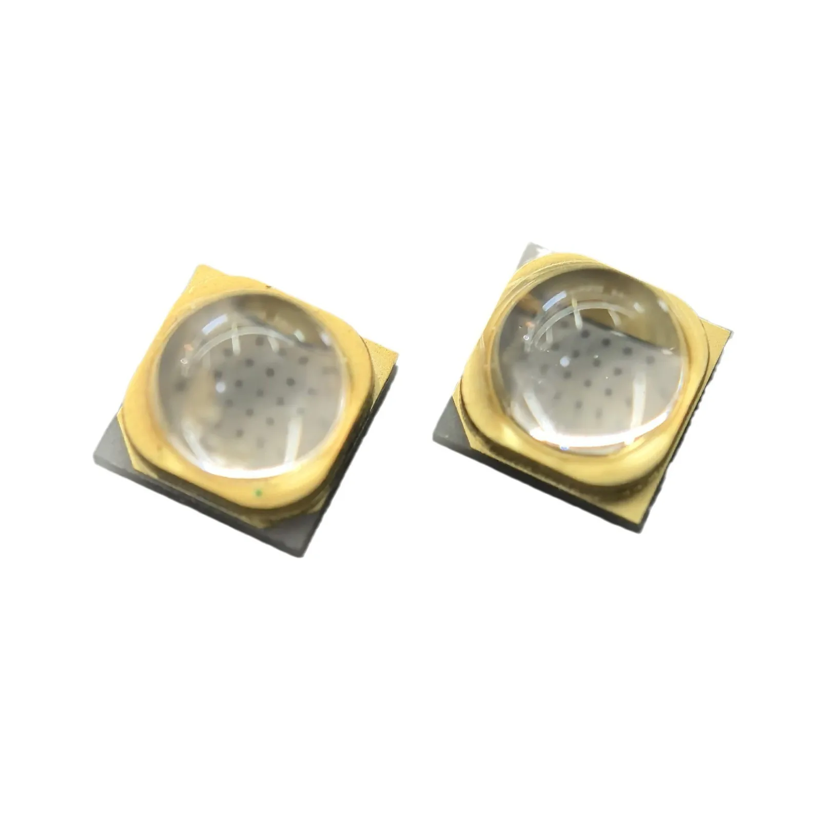 10pcs 3W 10W LED SMD 3535 6565 chip UV 365nm 395nm 385 405nm high power light bead Ceramic base Quartz glass lens