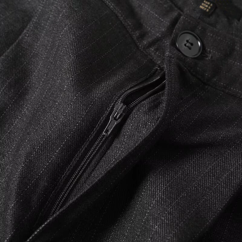 YENKYE Damen Neue Mode Bürokleidung Gestreifte Weite Hosen Lässige Herbst Damenhosen Pantalones De Mujer – Detail 10