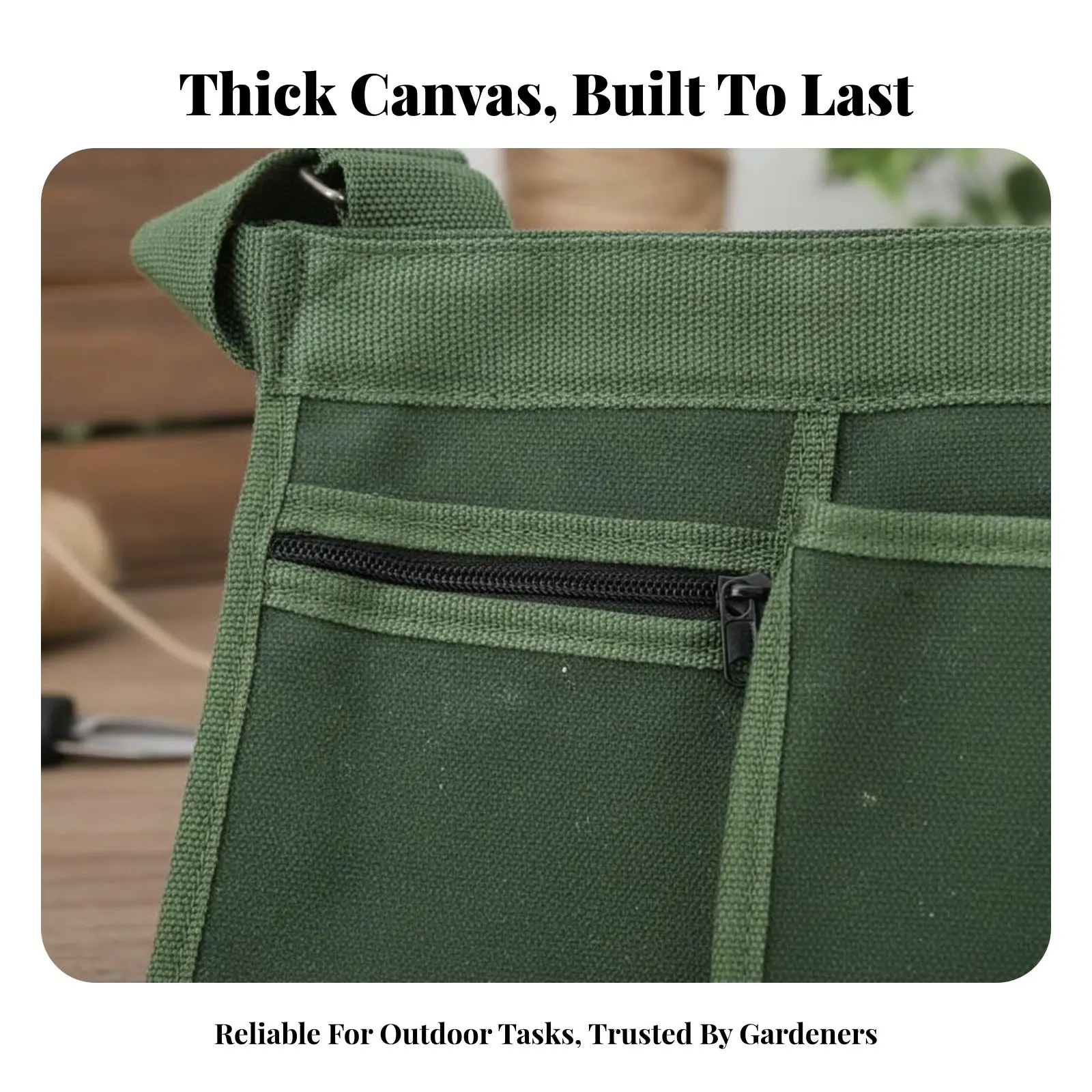 

Fruit Picking Bag Adjustable Strap Canvas Harvest Pouch Canvas Waist Pouch Multiple Pockets Gardening Tool Belt Versatile