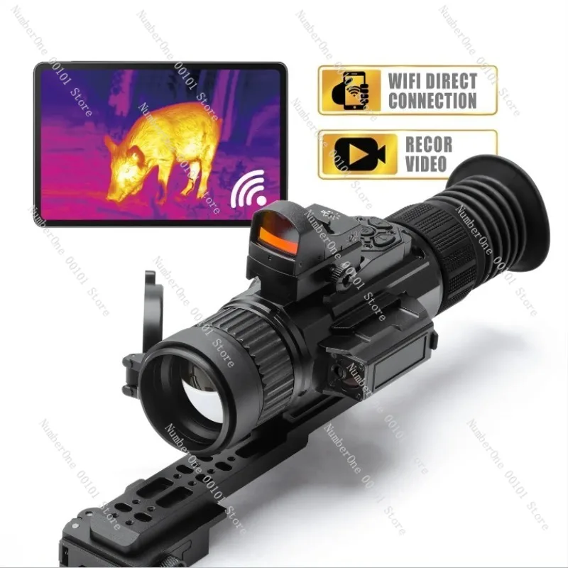 Tactical Night Vision Monocular Infrared Thermal Imaging Scope Adjustable Focus Optical Heat Sight Patrol Search Rescue Night