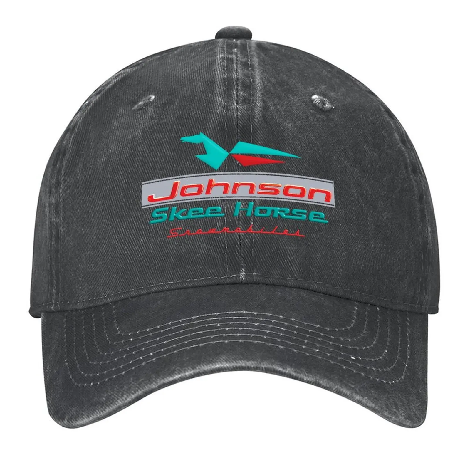 

Johnson Skee Horse Vintage Snomobiles by OMC Baseball Cap Sunhat Military Tactical Cap Cosplay For Men Women's