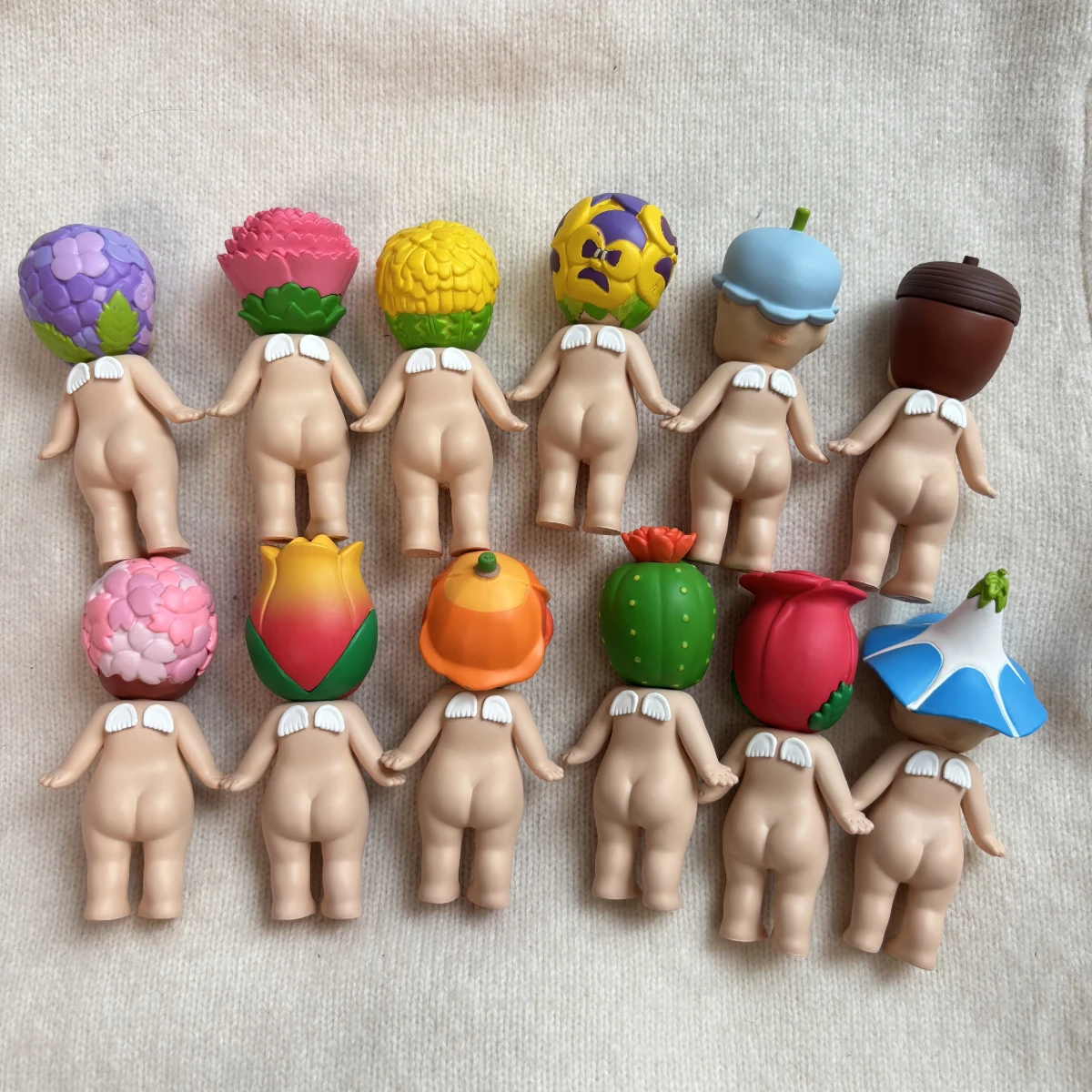 Sonny Angel Mini Figure Old Flower series  Blind Box  No box No bag Rose Tulip Poppy Cactus Pansy Carnation Acorn SAS65154