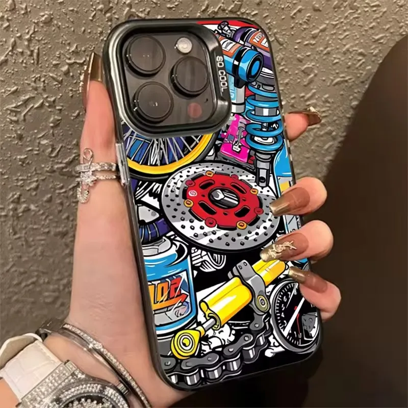 Серебристый чехол для телефона IMD с механическим узором и гальваническим покрытием для iPhone 11 12 13 14 15 16 Pro Max 16E 7 8 Plus X XS XR SE2 Cover Серебристый чехол для телефона IMD с механическим узором и гальваническим покрытием для iPhone 11 12 13 14 15 16 Pro Max 16E 7 8 Plus X XS XR SE2 Cover