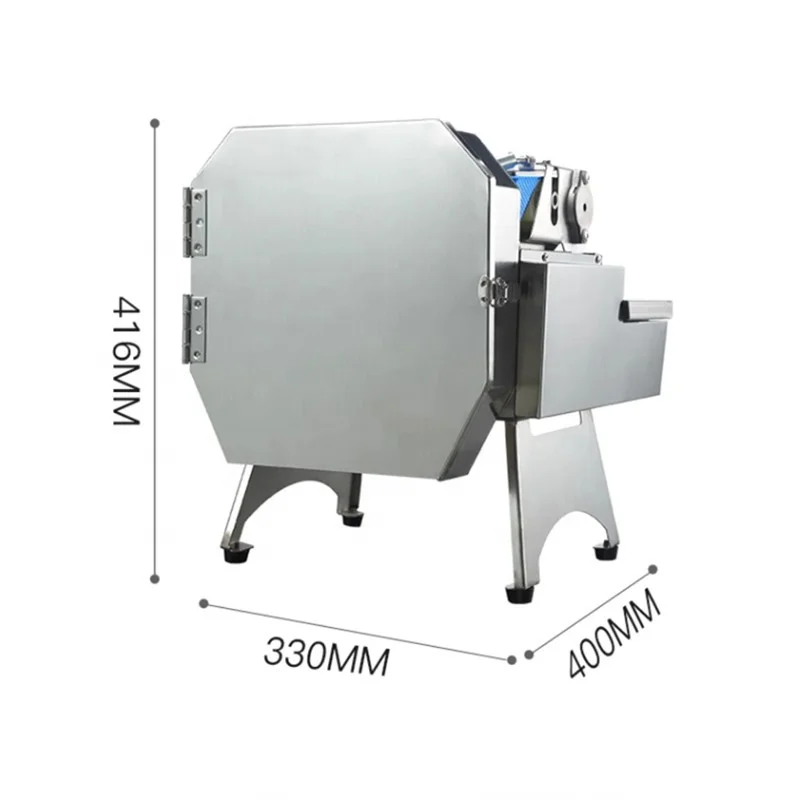 220V/110V Small-type Multifunction Automatic Feeding Evenly Cutting Chili Shallot Vegetable Slicer Cumin Sauerkraut Shredder