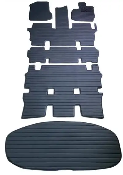 

Top quality, Full set car floor mats + trunk mat for Right Hand Drive Toyota Voxy R70 2013-2007 7 8 seats waterproof carpets