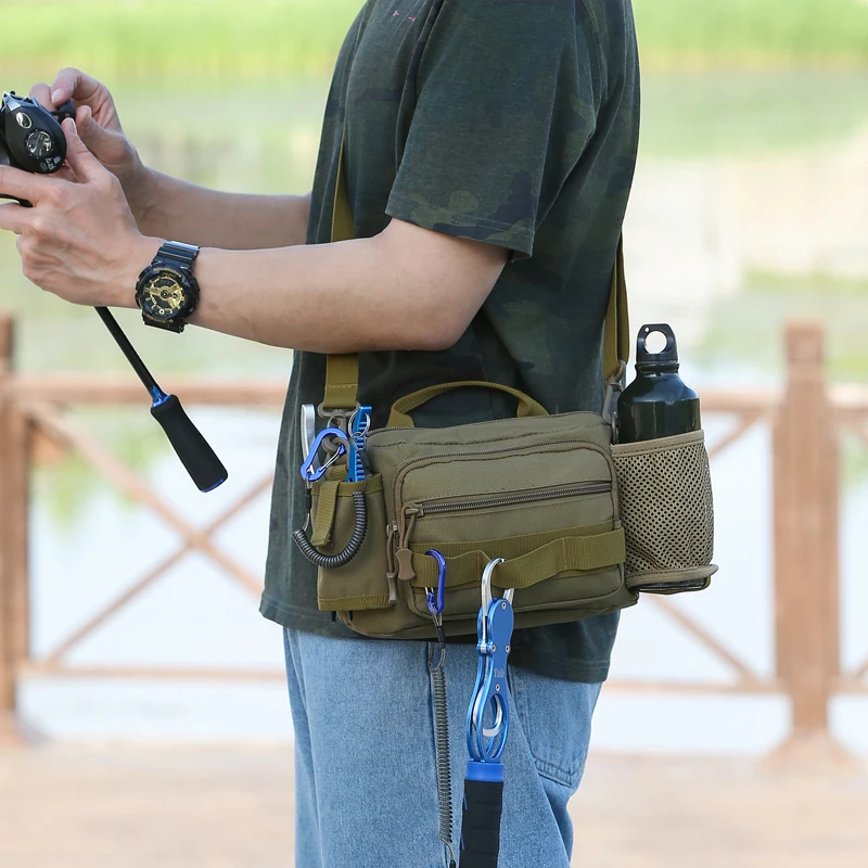 釣りバッグ-レディース-新しいアウトドア旅行スポーツウエストバッグ-メンズ-多機能防水旅行サイクリングロードヤ小型バッグ