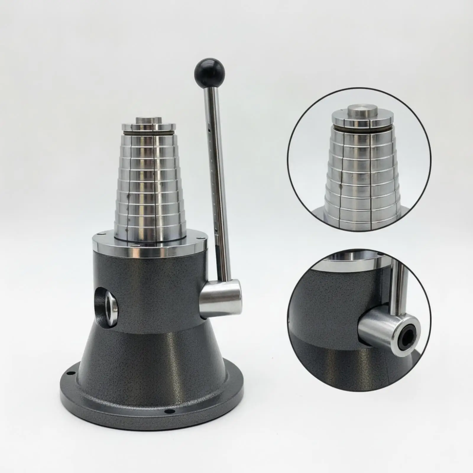 Jewelry Tool Bracelet Resizing Device Manual Ring Stretcher with Textured Base and Lever Knob for Precision Band Reshaping