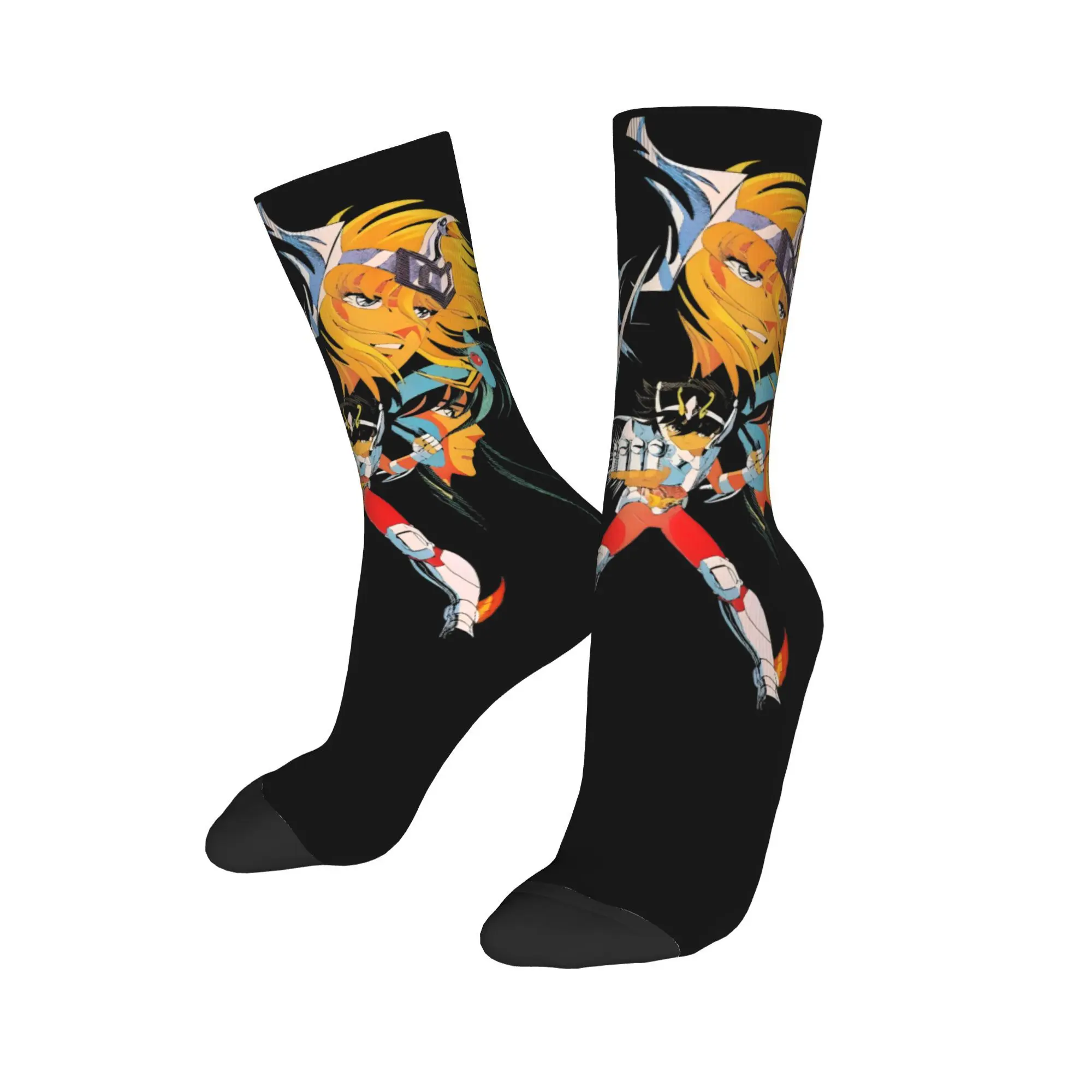 Unisex Knights of the Zodiac Anime Outfits Socks  Non-slip Socks Super Soft For Daily Wear