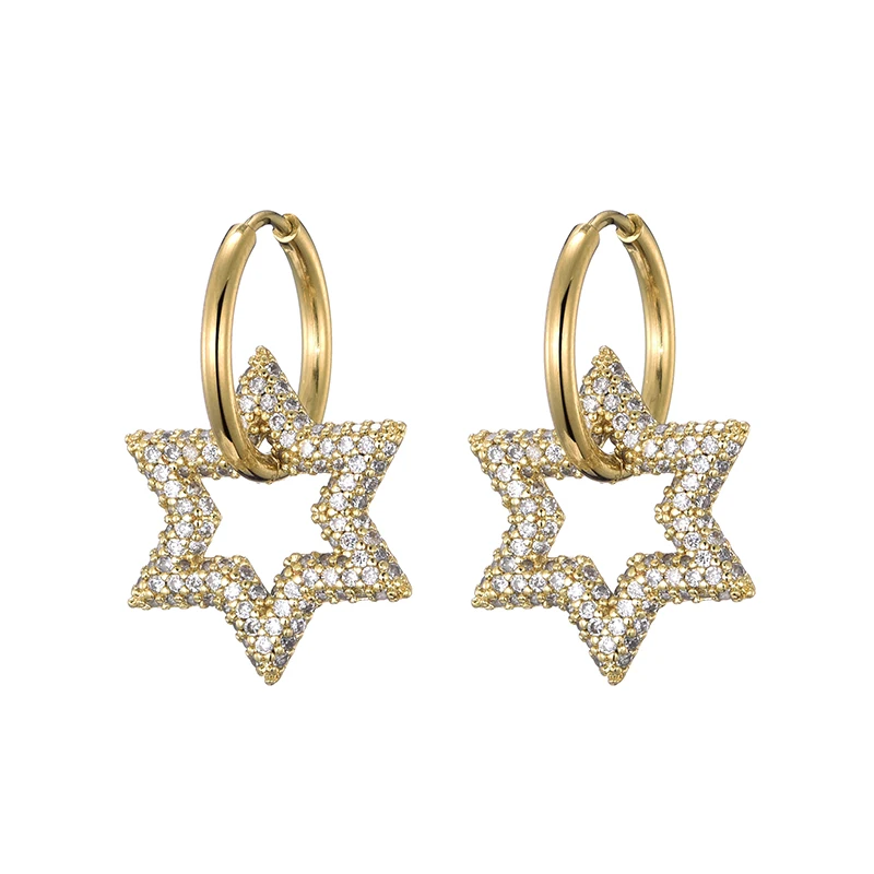 Klassieke roestvrijstalen oorgesp voor vrouwen Trendy goud zilver kleur grote ovale rechthoek hoepel Huggie punk hiphop sieraden cadeau