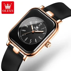 OLEVS 9961 Silicone Strap Quartz Watch For Women Fashion Waterproof Women Wristwatches