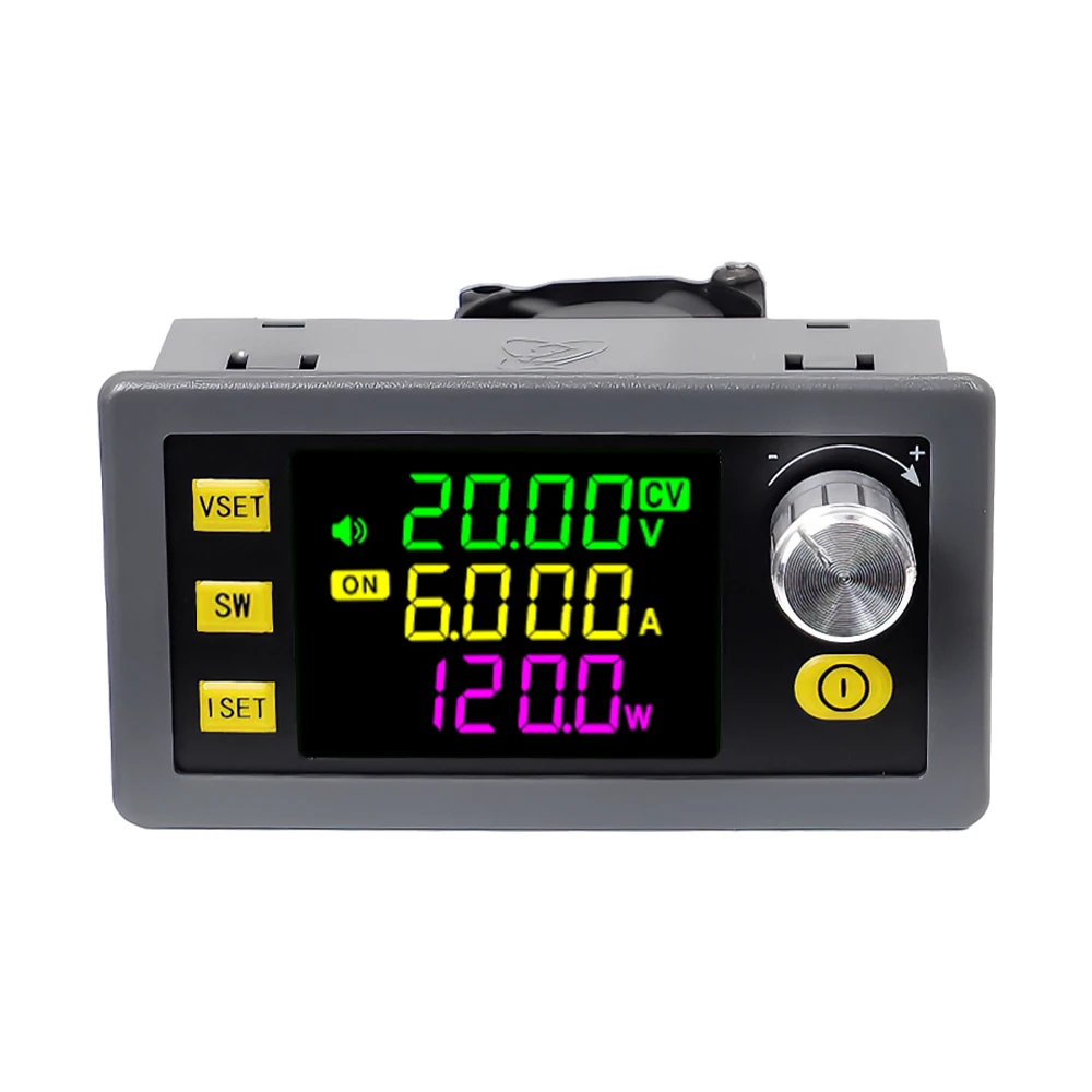 CNC Adjustable Step-up/down Power Supply Module 6-36V to 0-36V 0-6A 120W Support MPPT Solar Charging CC CV CW Power Module